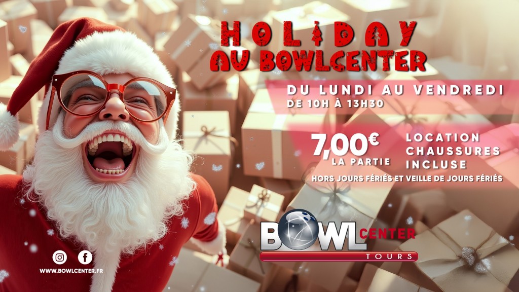 Vacances de Noël au BowlCenter Tours !