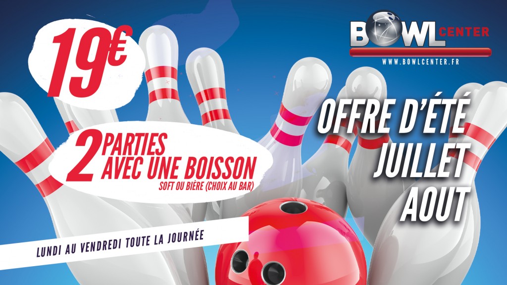 Offre d'été dans votre Bowlcenter !